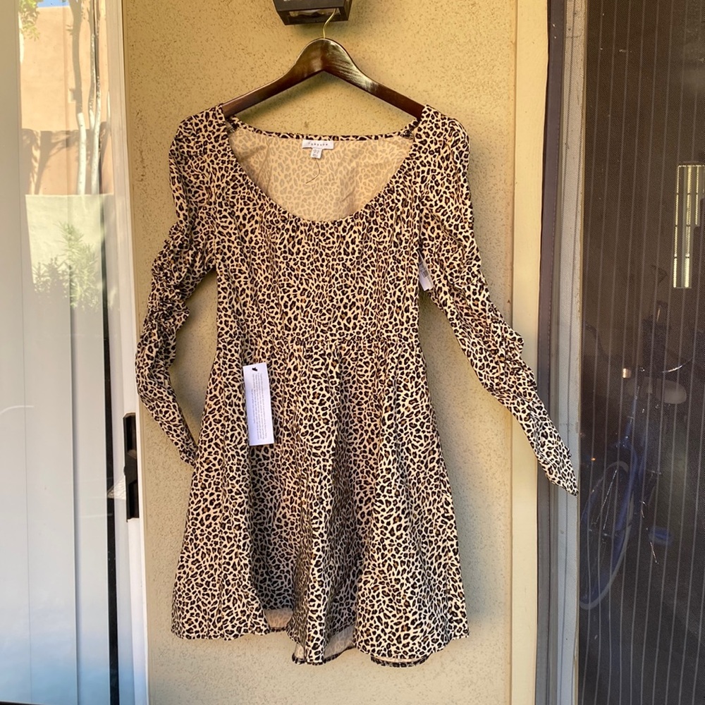 NWT !   Top shop leopard print dress